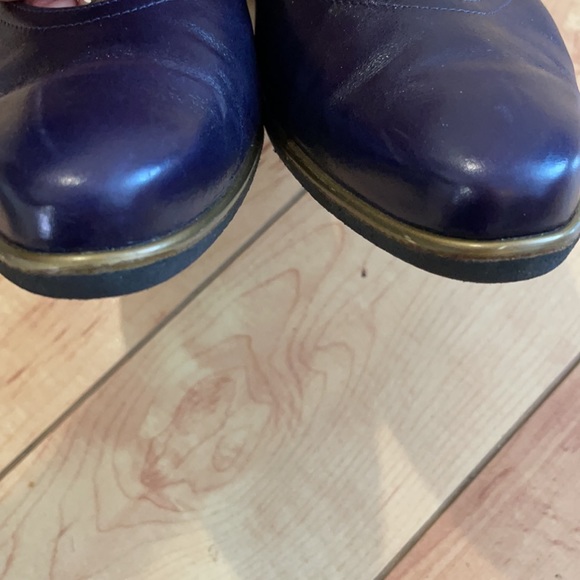 Salvatore Ferragamo Flats Eggplant Color Size 9.5 - Picture 4 of 11